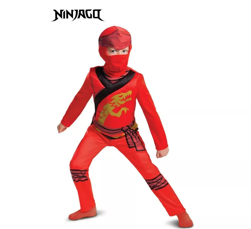 Translation missing: fr.Disfraz de Lego Ninjago rojo Kai Kai para niños