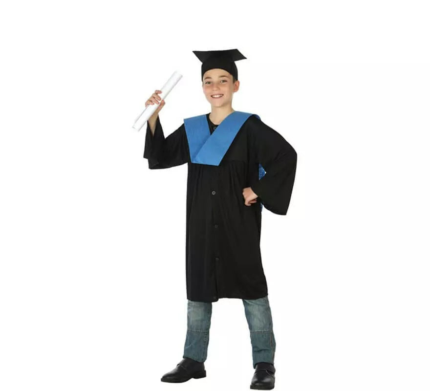 Translation missing: fr.Disfraz de Licenciado Azul para niño