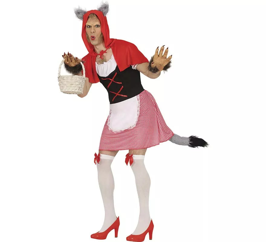 Translation missing: fr.Disfraz de Lobo de Caperucita Roja para hombre