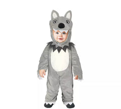 Costume de loup gris pour bébé