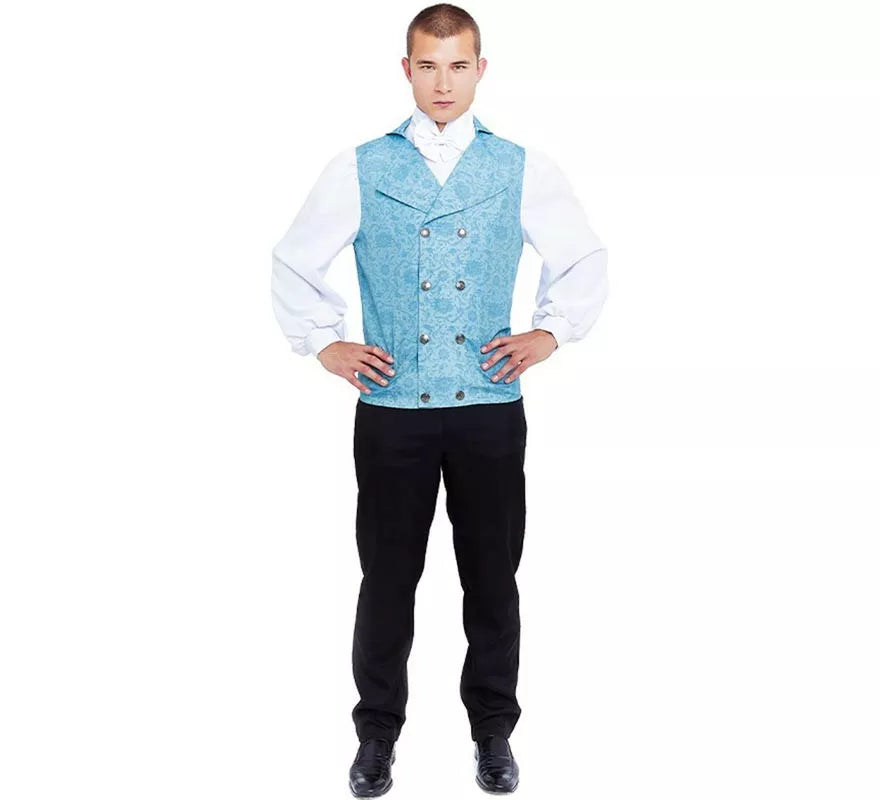 Translation missing: fr.Disfraz de Lord Inglés elegante azul para hombre
