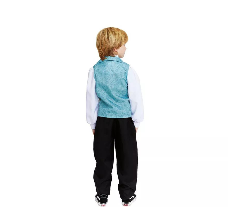 Translation missing: fr.Disfraz de Lord Inglés elegante azul para niño