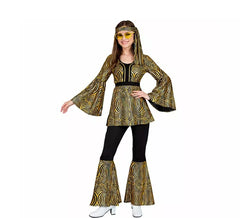 Déguisement Disco Golden Waves années 70 femme