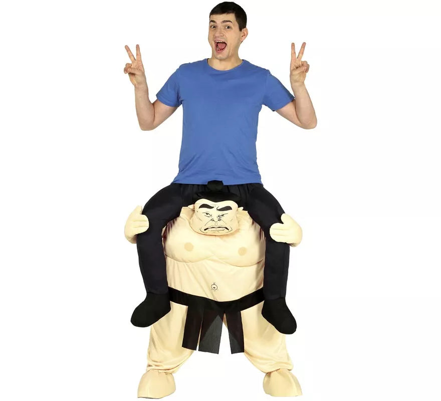Translation missing: fr.Disfraz de Luchador de Sumo a hombros para adultos