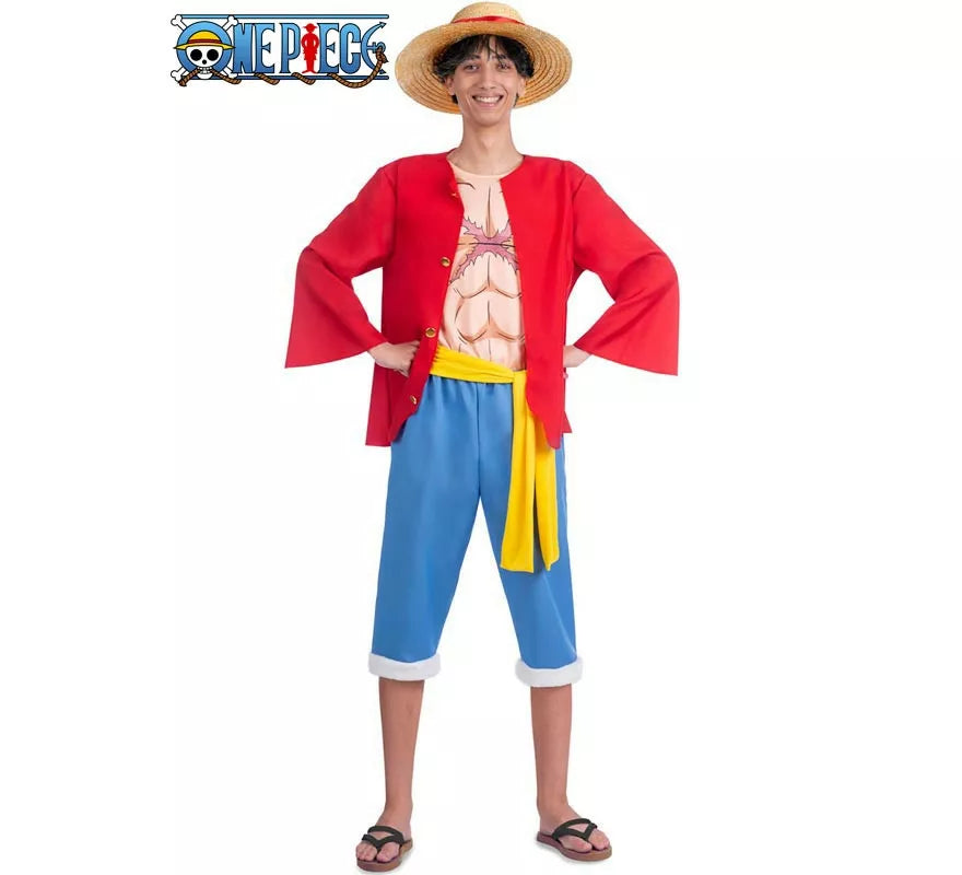 Translation missing: fr.Disfraz de Luffy de One Piece para hombre