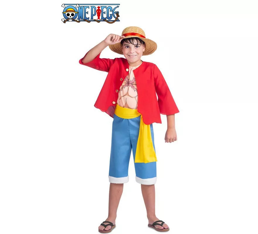 Translation missing: fr.Disfraz de Luffy de One Piece para niño