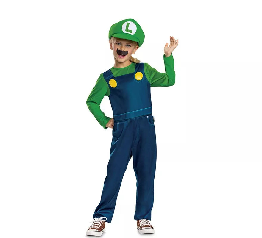 Translation missing: fr.Disfraz de Luigi de Super Mario de Nintendo para niños
