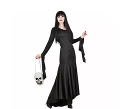 Costume de mère effrayante avec sac en forme de crâne pour femme