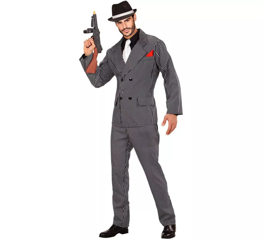 Translation missing: fr.Disfraz de Mafioso en traje elegante para hombre