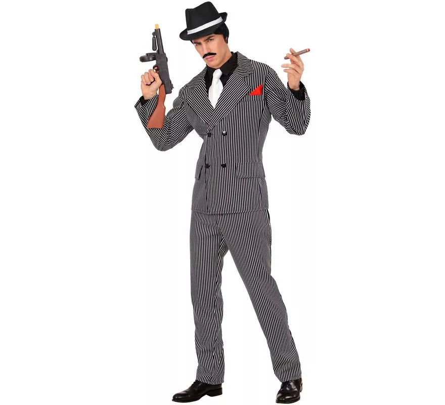 Translation missing: fr.Disfraz de Mafioso en traje elegante para hombre