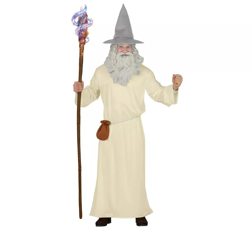 Translation missing: fr.Disfraz de Mago blanco con Sombrero para hombre