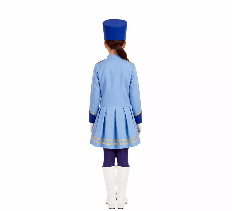 Translation missing: fr.Disfraz de Majorette azul para niña