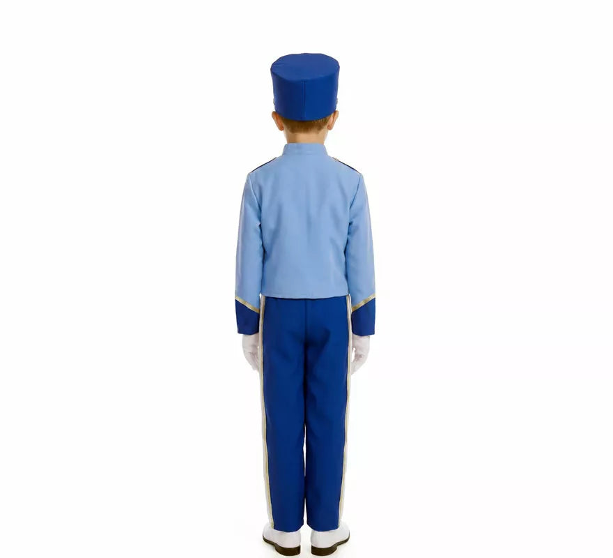 Translation missing: fr.Disfraz de Majorette azul para niño