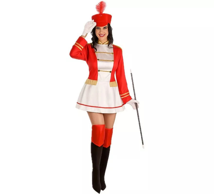 Translation missing: es.Disfraz de Majorette Roja para mujer