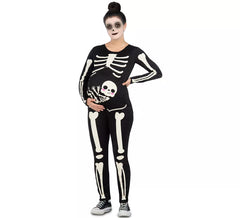 Déguisement maman squelette femme enceinte