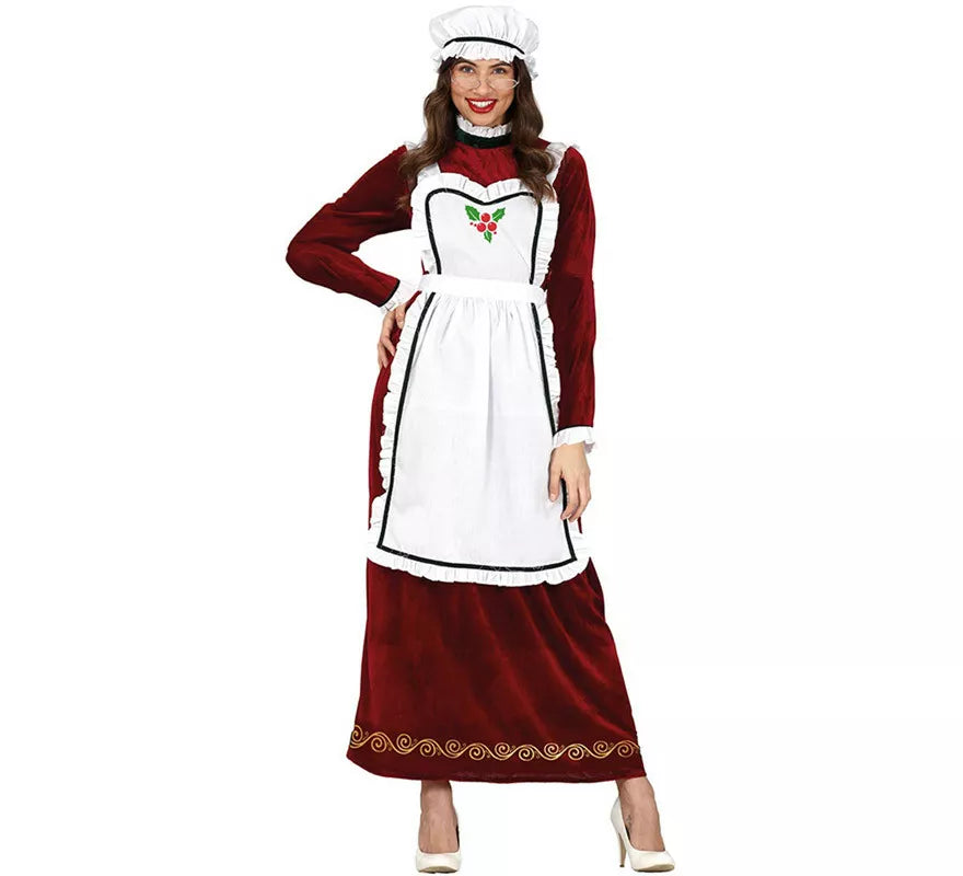 Translation missing: fr.Disfraz de Mamá Noel con Delantal para Mujer