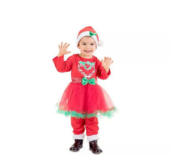 Déguisement Père Noël avec bébé Tutu