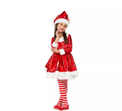 Déguisement de Mère Noël Éléctrique pour fille