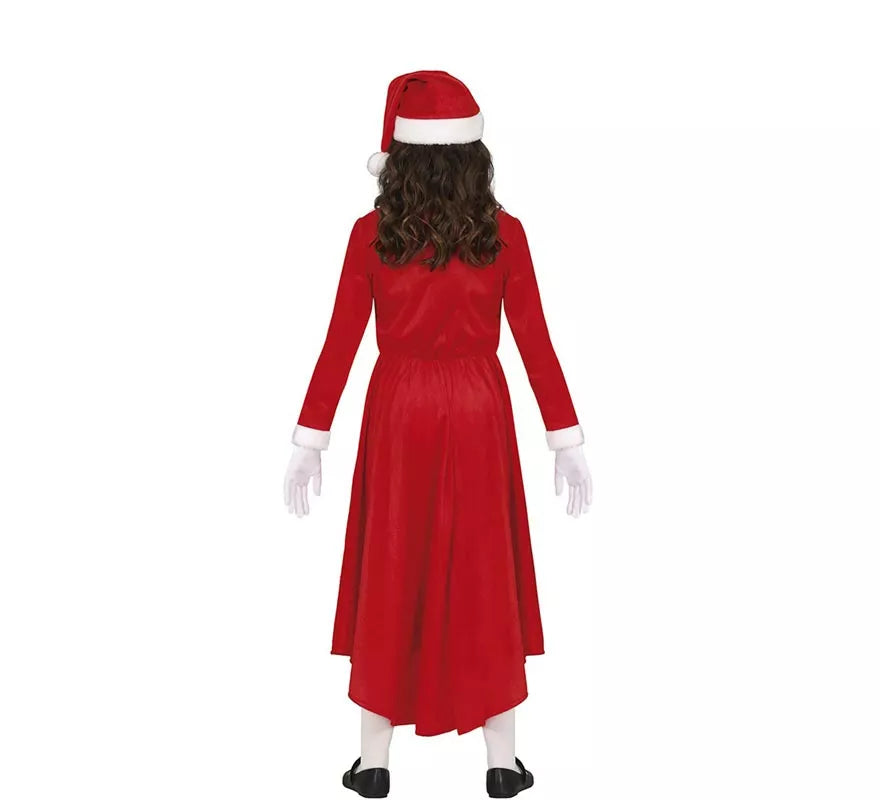 Translation missing: fr.Disfraz de Mamá Noel en vestido largo para niña