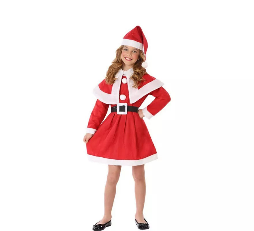 Disfraz de Mamá Noel para niña