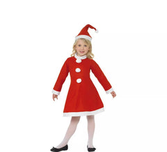 Déguisement de Mère Noël Rouge pour fille