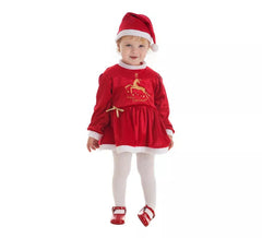 costume Maman Noël robe de bébé