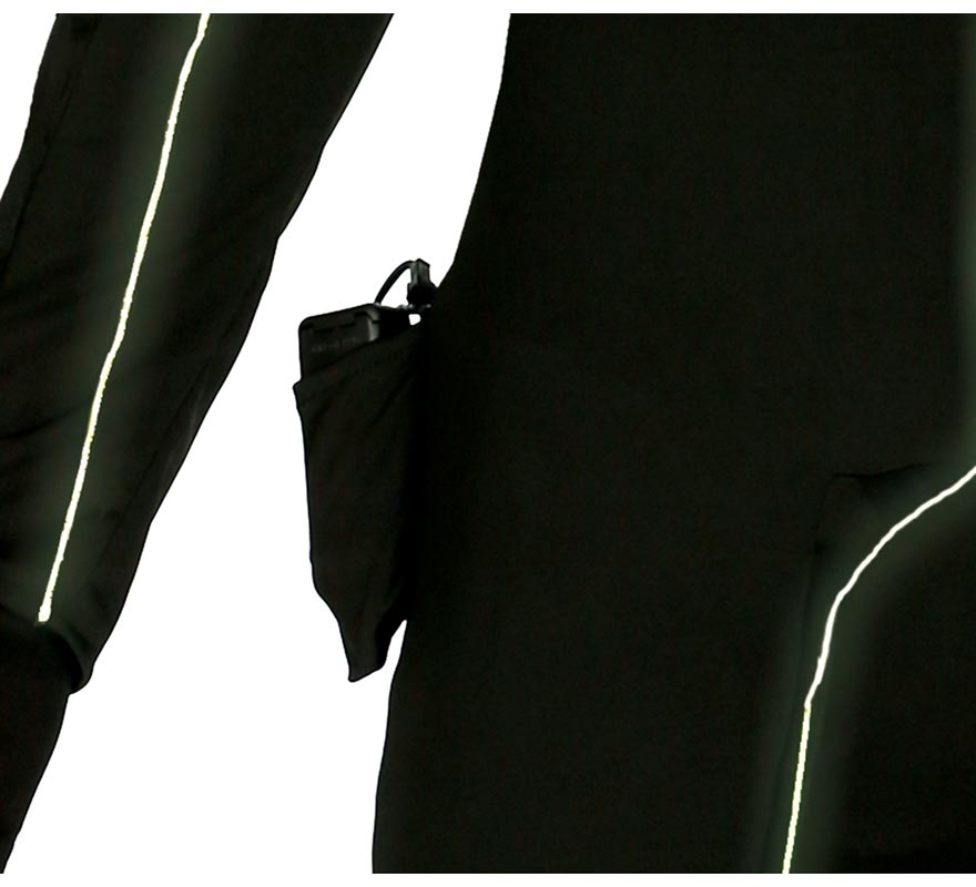 Translation missing: fr.Disfraz de Man Black Light con 3 funciones de luz
