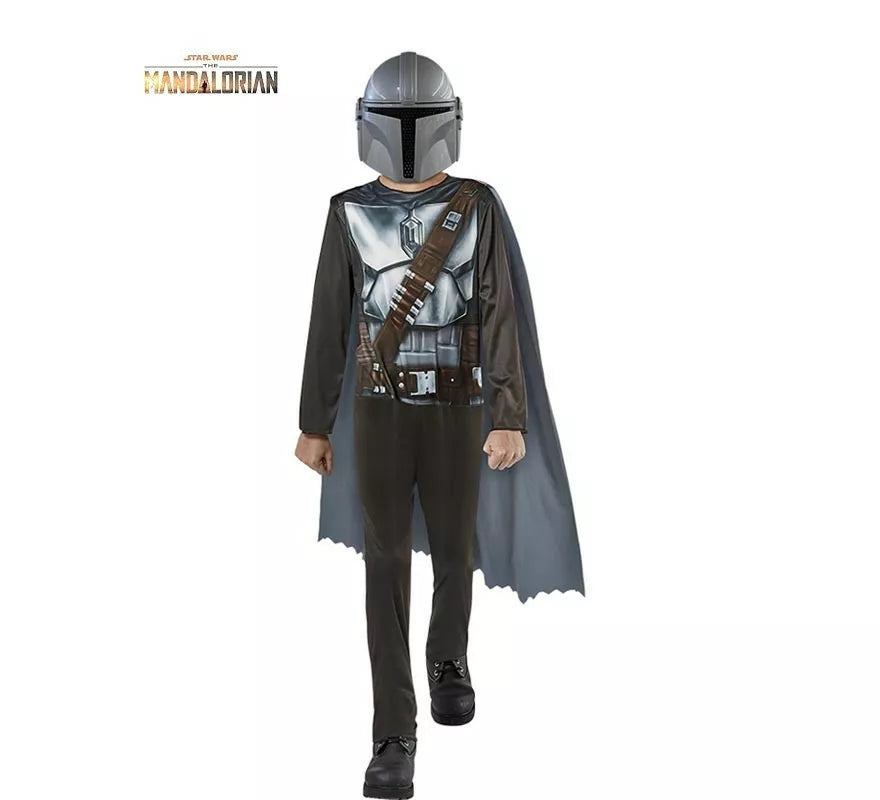 Translation missing: fr.Disfraz de Mandalorian Star Wars Opp con máscara para niño