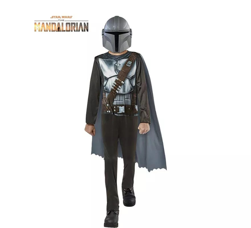Translation missing: fr.Disfraz de Mandalorian Star Wars Opp en caja con máscara para niño