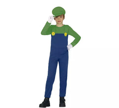 Déguisement conducteur de train vert enfant