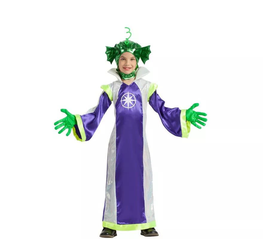 Translation missing: fr.Disfraz de Marciana Morada para niña