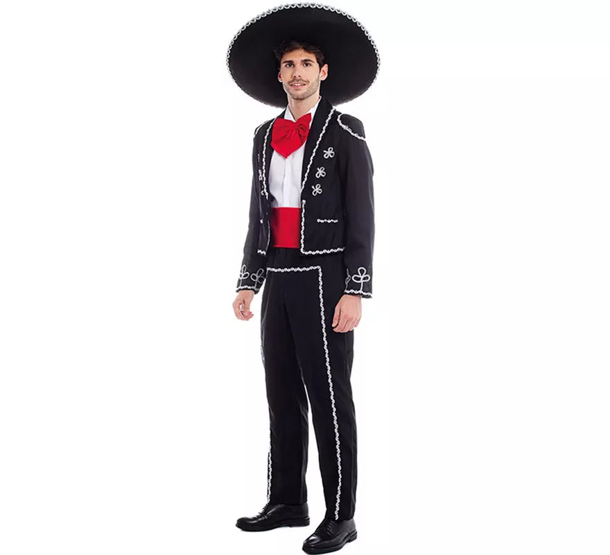 Translation missing: fr.Disfraz de Mariachi Mexicano Cantante Charro para hombre