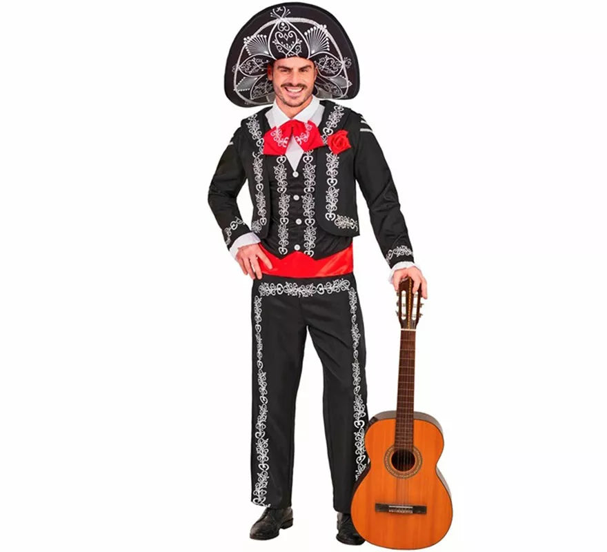 Translation missing: fr.Disfraz de Mariachi Día de los Muertos para hombre