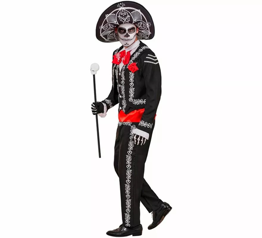 Translation missing: fr.Disfraz de Mariachi Día de los Muertos para hombre
