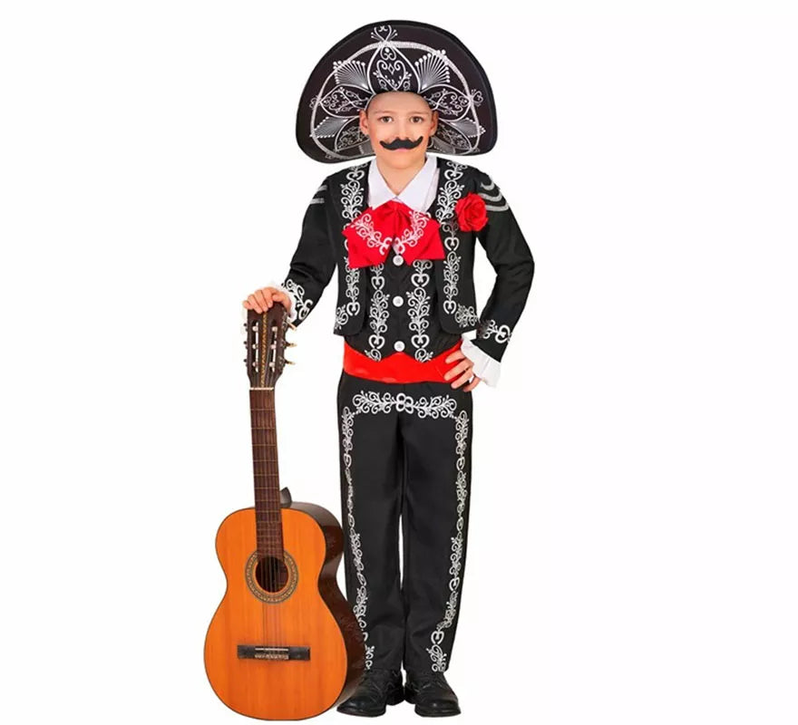 Disfraz de Mariachi Día de los Muertos para niños