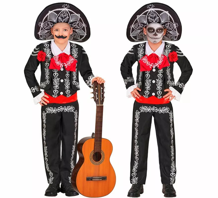 Translation missing: fr.Disfraz de Mariachi Día de los Muertos para niños