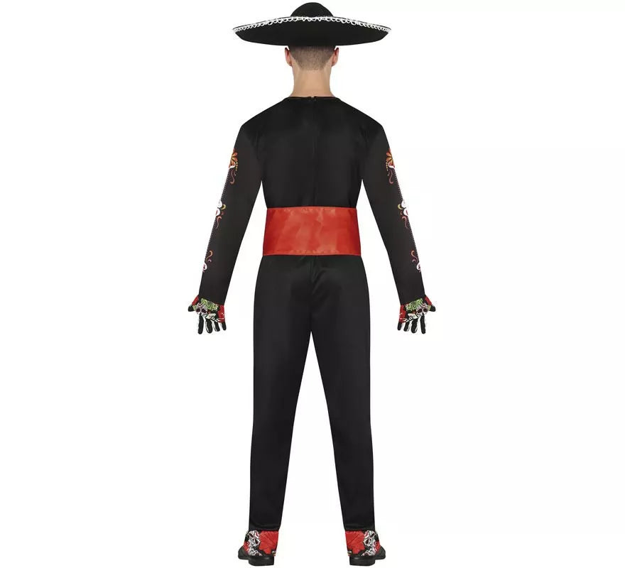 Translation missing: fr.Disfraz de Mariachi Esqueleto para hombre