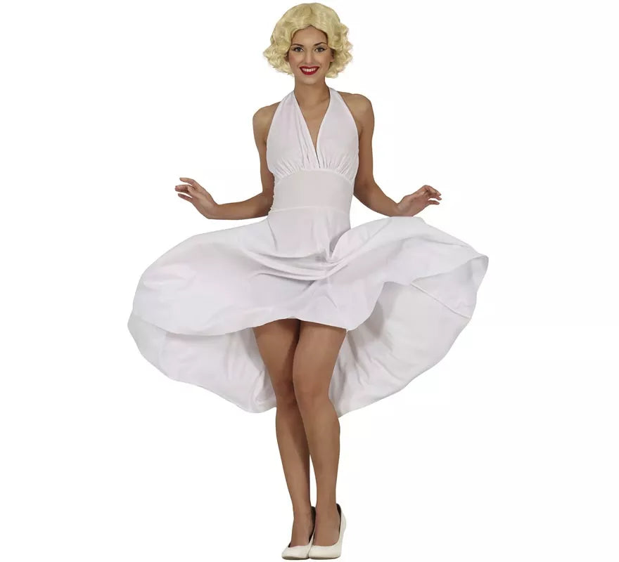 Translation missing: fr.Disfraz de Marilyn Monroe Vestido blanco para mujer