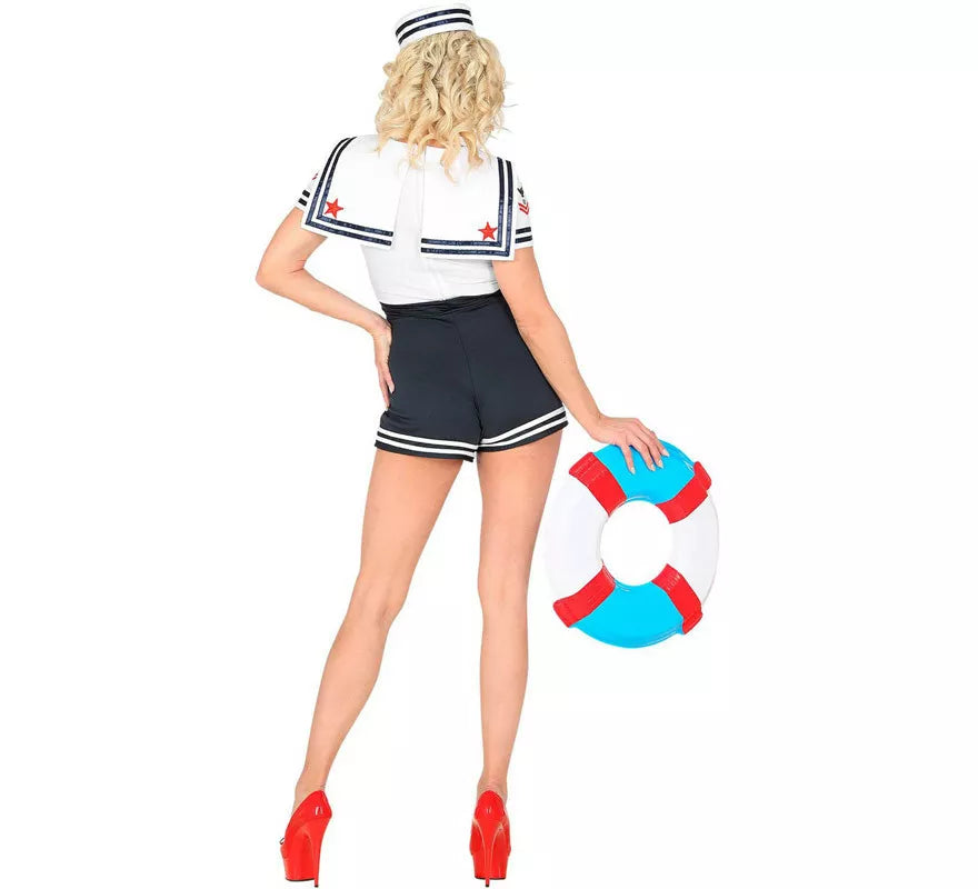 Translation missing: fr.Disfraz de Marinera con Shorts Altos para mujer