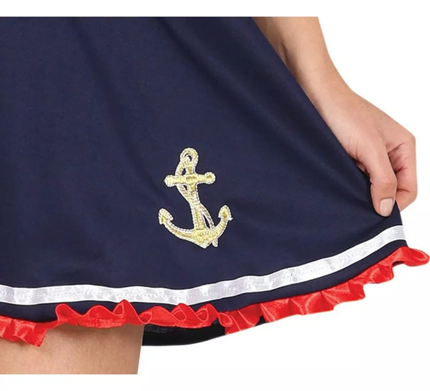 Translation missing: fr.Disfraz de Marinera Grumete Vintage azul para mujer