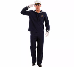 Déguisement marin bleu homme