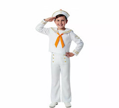 Déguisement marin blanc enfant