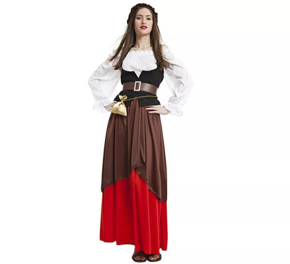 Disfraz de Mesonera Medieval para mujer