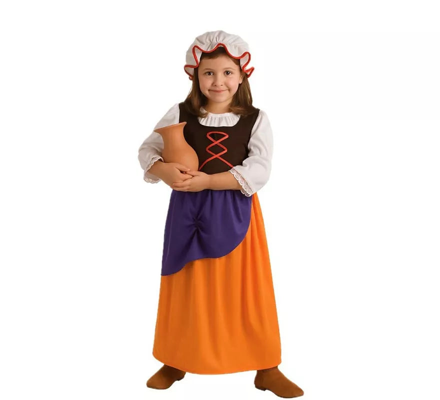 Translation missing: fr.Disfraz de Mesonera Medieval para niña