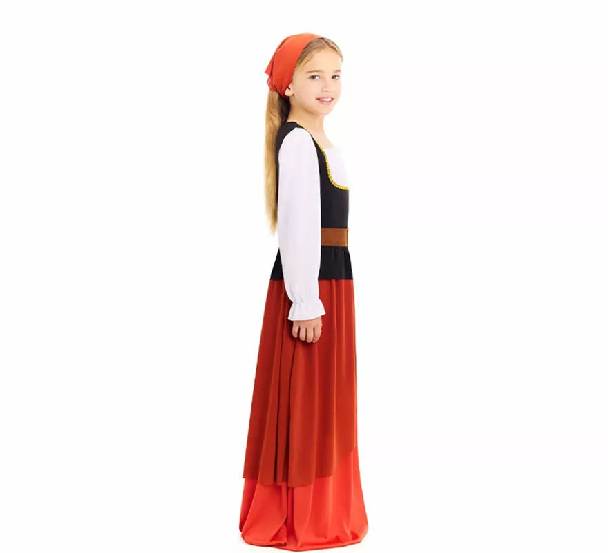 Translation missing: fr.Disfraz de Mesonera Medieval para niña