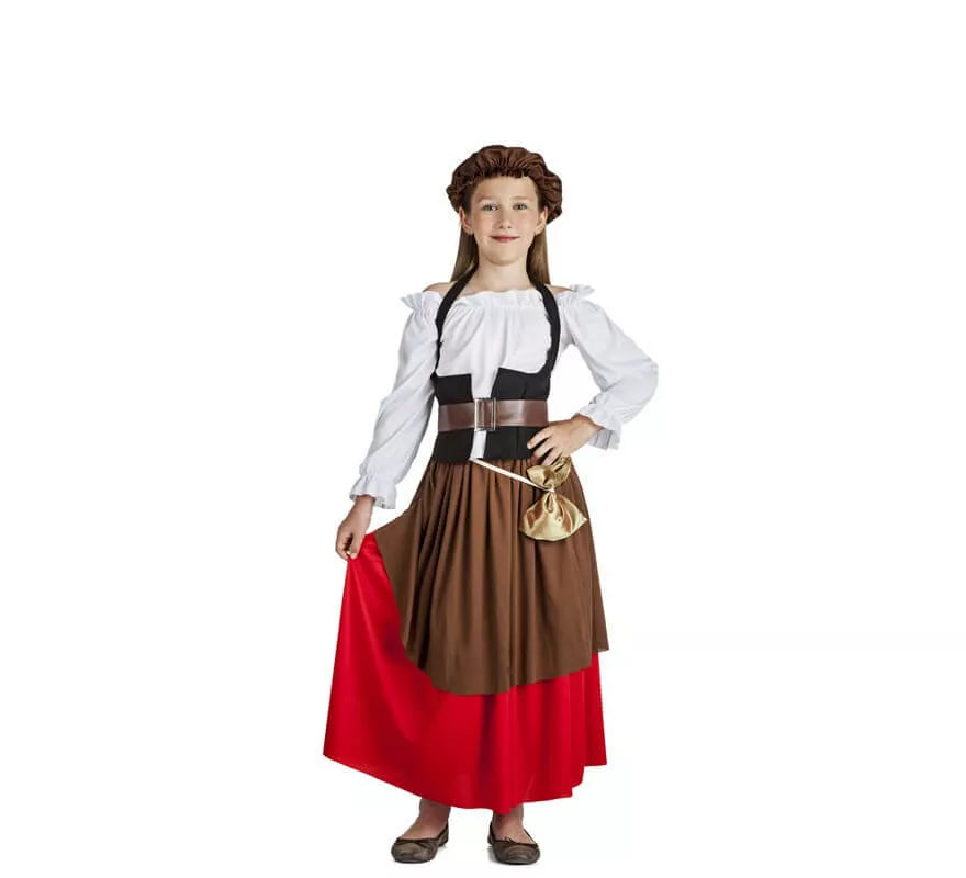 Translation missing: fr.Disfraz de Mesonera Medieval para niña