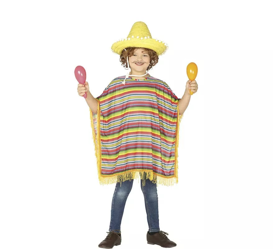 Translation missing: fr.Disfraz de Mexicano a rayas para niños