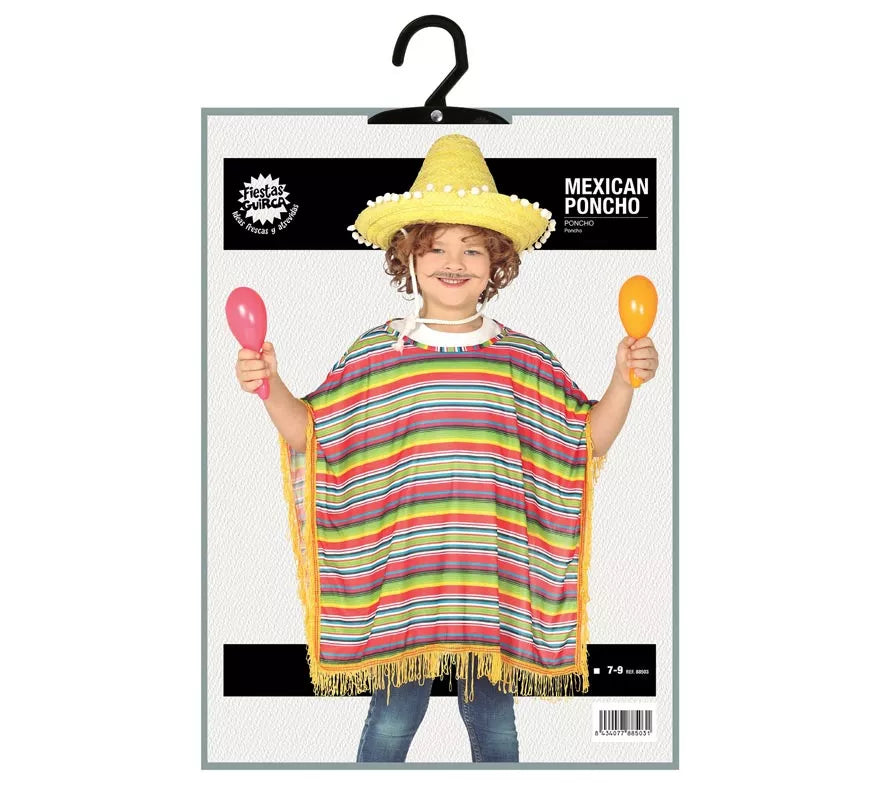 Translation missing: fr.Disfraz de Mexicano a rayas para niños