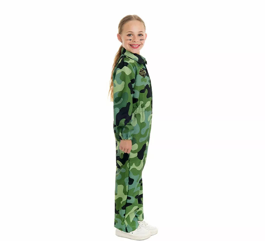 Translation missing: fr.Disfraz de Militar Camuflaje para niño