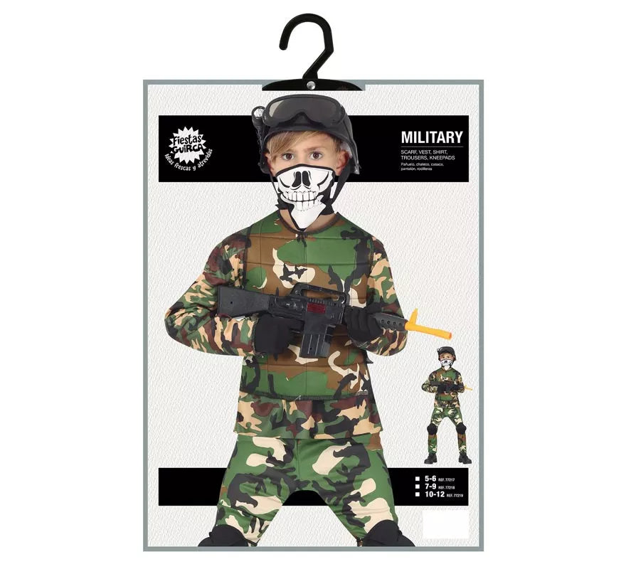 Translation missing: es.Disfraz de Militar de Élite para niños